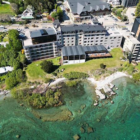 فندق أجنحة وسبا ألما ديل لاغو سان كارلوس دي باريلوتشي المظهر الخارجي الصورة Aerial view of the hotel