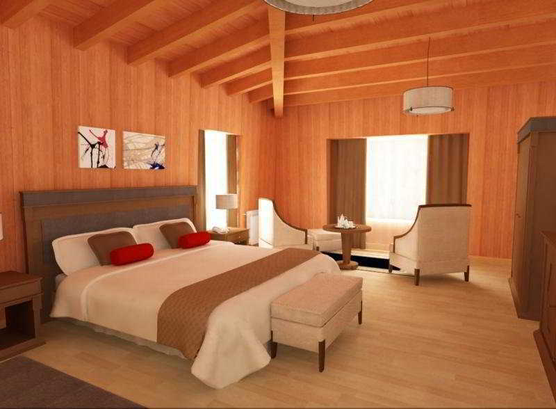 فندق أجنحة وسبا ألما ديل لاغو سان كارلوس دي باريلوتشي المظهر الخارجي الصورة 3D rendering of a bedroom